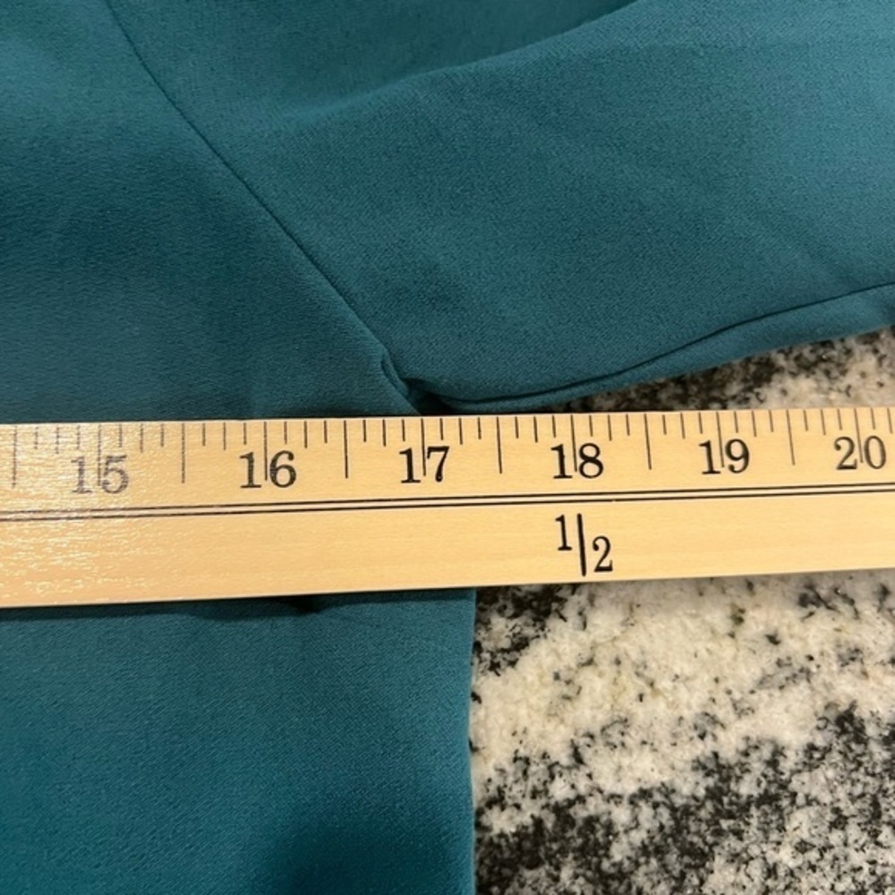 Kimchi Blue Long Sleeve Teal Green Dress with Back Cut Outs - Picture 10 of 15